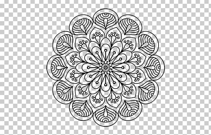 Mandala Coloring Book Drawing Floral Design PNG, Clipart, Area, Black And White, Buddhism, Child, Circle Free PNG Download