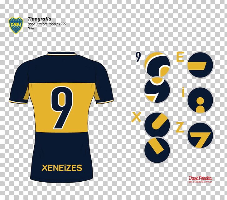 T-shirt Jersey Boca Juniors Logo Typography PNG, Clipart, Area, Blue, Boca Juniors, Brand, Calligraphy Free PNG Download
