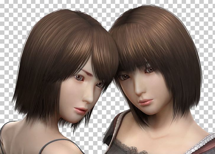 Fatal Frame II: Crimson Butterfly Project Zero 2: Wii Edition PlayStation 2 PNG, Clipart, Bangs, Black Hair, Bob Cut, Brown Hair, Butterfly Free PNG Download