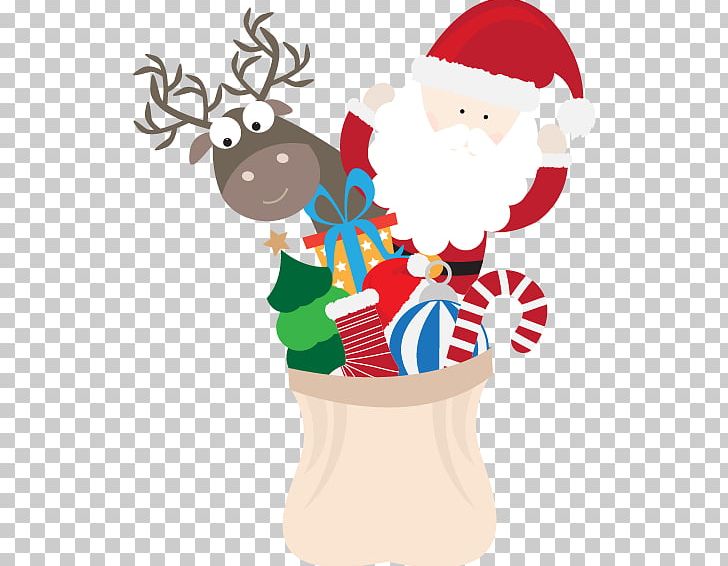 Santa Claus Reindeer Christmas Gift Christmas Gift PNG, Clipart, Bal, Cartoon, Cartoon Eyes, Christmas Card, Christmas Decoration Free PNG Download