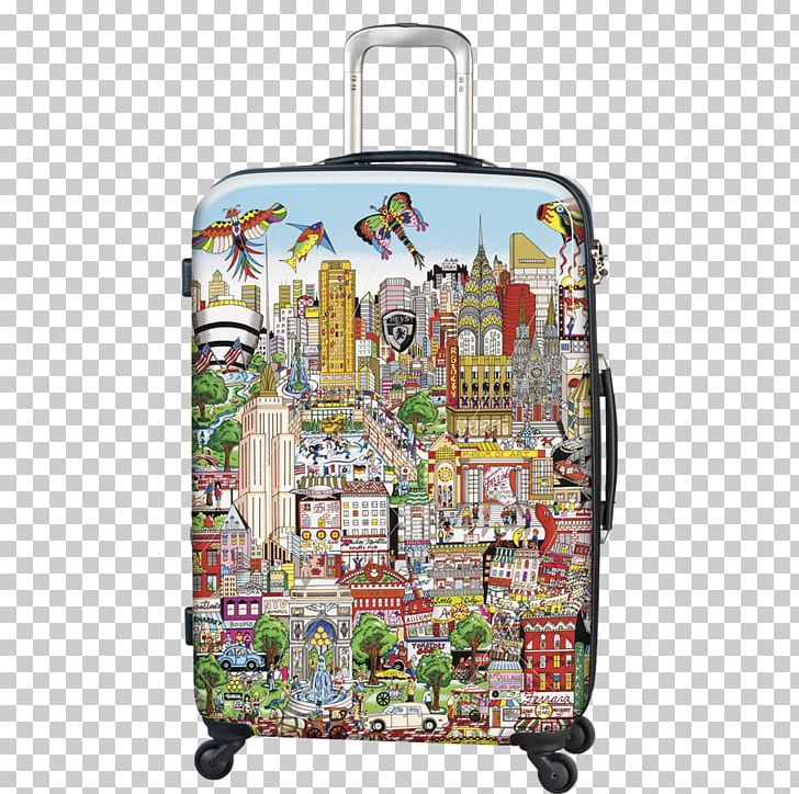 Heys USA Artist Baggage Suitcase Pop Art PNG, Clipart, Art, Artist, Bag, Baggage, Charles Fazzino Free PNG Download