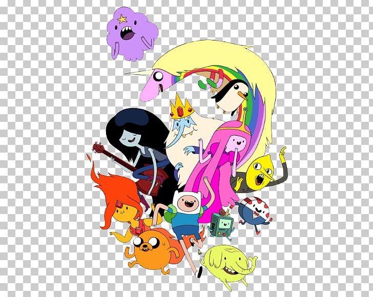 Finn The Human Jake The Dog Ice King Marceline The Vampire Queen ...