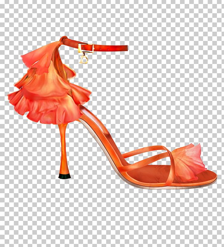 High-heeled Footwear Sandal Watercolor Painting PNG, Clipart, Download, Fashion, Flower, Flowers, Flower Vector Free PNG Download