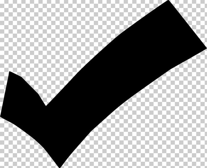 Check Mark Computer Icons PNG, Clipart, Angle, Black, Black And White, Cartoon, Checkbox Free PNG Download