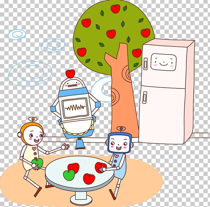 Robot Fruit Tree PNG, Clipart, Area, Artwork, Auglis, Christmas Tree, Designer Free PNG Download