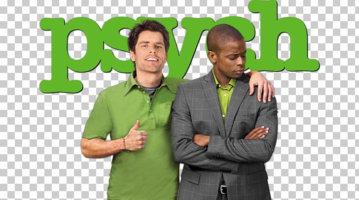 Shawn Spencer Gus Psych Season 1 Television Show PNG, Clipart, Brand, Communication, Conversation, Film, Green Free PNG Download