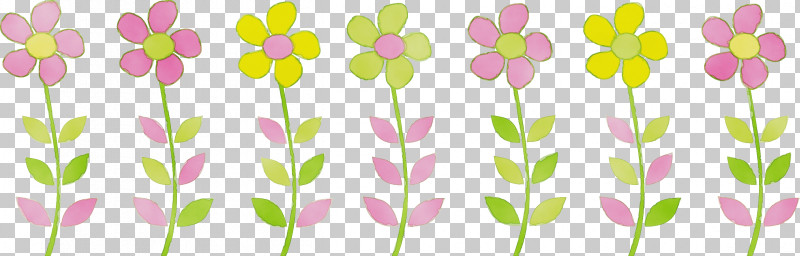 Pedicel Flower Pink Plant Petal PNG, Clipart, Floral Line, Flower, Flower Background, Flower Border, Herbaceous Plant Free PNG Download