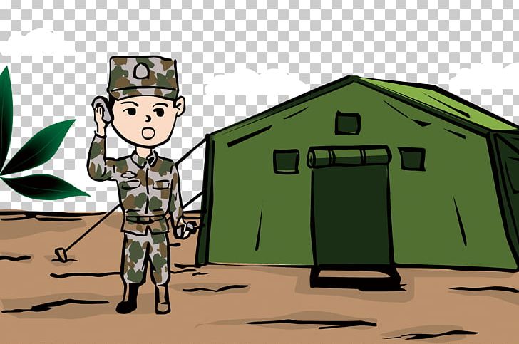 Cartoon Military Camp Camping PNG, Clipart, Art, Art Class, Barrack, Campsite, Cartoon Characters Free PNG Download