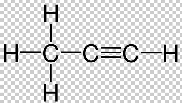 Methylacetylene Structural Formula Alkyne Pentyne Propene PNG, Clipart, Acetylene, Alkyne, Angle, Area, Black And White Free PNG Download