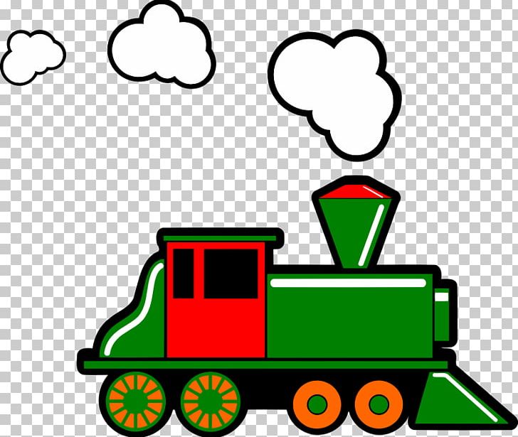 Train Rail Transport Steam Locomotive PNG, Clipart, Area, Artwork, Clip Art, Green, Line Free PNG Download