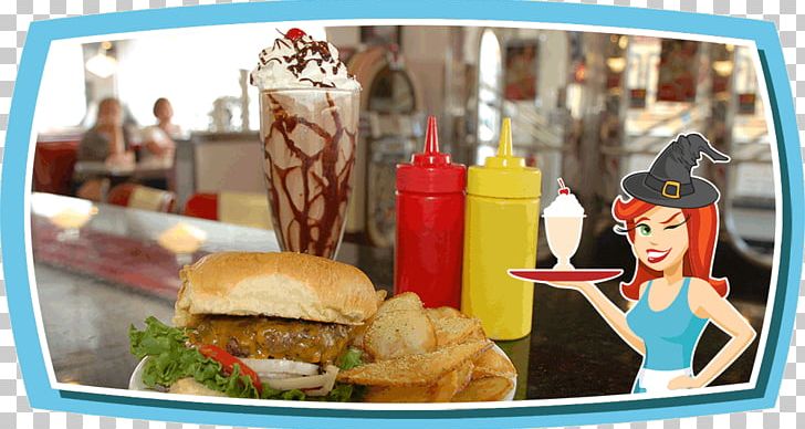 Hamburger Diner Food Cheeseburger Milkshake Donna S Diner Png Clipart Free Png Download