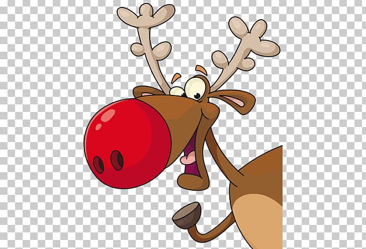 Reindeer Santa Claus PNG, Clipart, Animals, Animated Film, Cartoon, Deer, Drawing Free PNG Download
