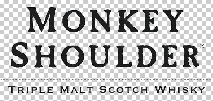 Whiskey Monkey Shoulder Logo Brand Liquor PNG, Clipart, Area, Black, Black And White, Black M, Brand Free PNG Download