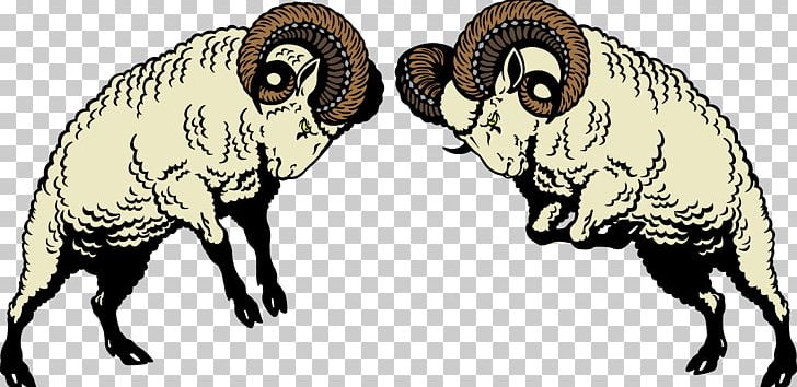 Sheep Ram Fighting PNG, Clipart, Animals, Black And White, Cattle Like Mammal, Cow Goat Family, Encapsulated Postscript Free PNG Download