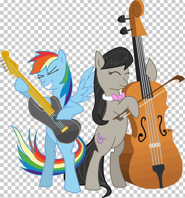 Rainbow Dash Violin Rarity Pinkie Pie Cello PNG, Clipart, Art, Bow, Cartoon, Fictional Character, Musician Free PNG Download