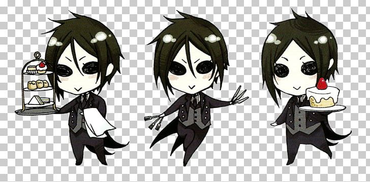 Ciel Phantomhive Sebastian Michaelis Black Butler Chibi Png