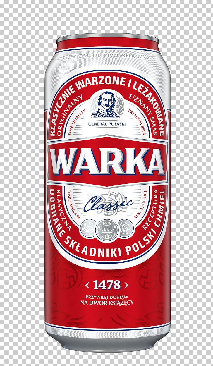 Beer Warka Brewery Lager Strong PNG, Clipart, Aluminum Can, Beer, Brewery, Drink, Food Drinks Free PNG Download