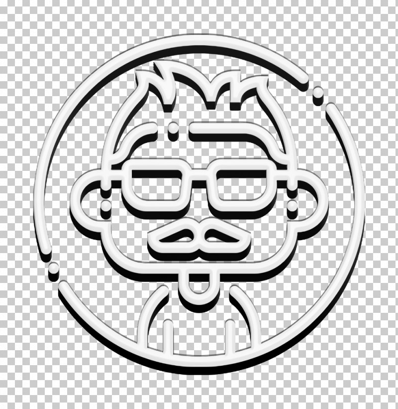 Man Icon Beard Icon Avatars Icon PNG, Clipart, Avatars Icon, Beard Icon, Blackandwhite, Cartoon, Cheek Free PNG Download