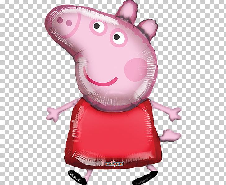 George Pig Toy Balloon Party PNG, Clipart, Animals, Birthday, Character, George Pig, Helium Free PNG Download