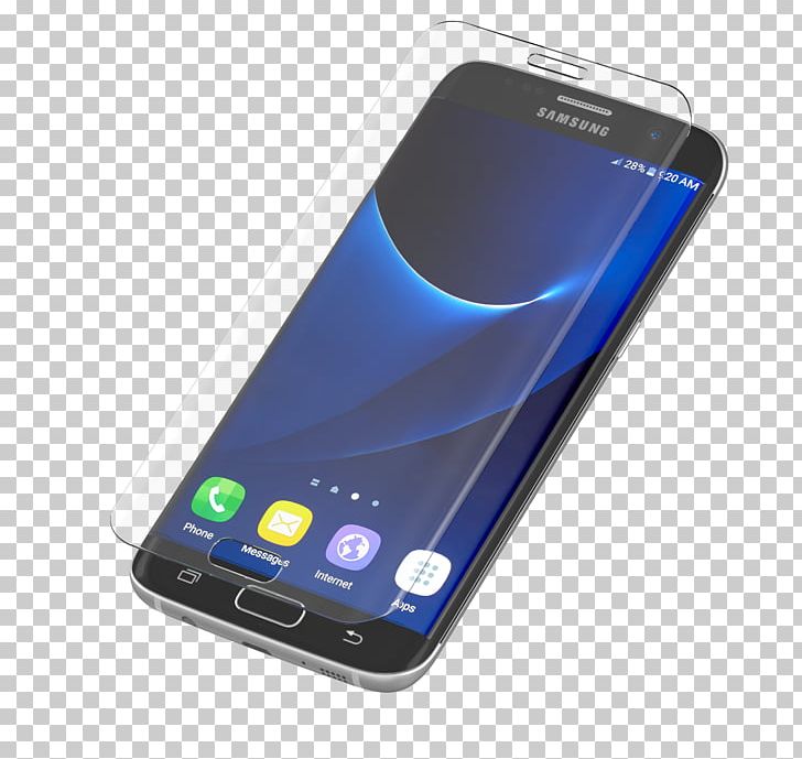 Samsung GALAXY S7 Edge Smartphone Mobile Phone Accessories Feature Phone Screen Protectors PNG, Clipart, Electric Blue, Electronic Device, Electronics, Gadget, Mobile Phone Free PNG Download