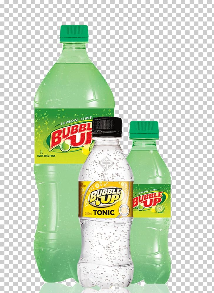 Fizzy Drinks Carbonated Water Bubble Up Tonic Water Lime Cordial PNG, Clipart, Bottle, Bubble Up, Carbonated Water, Carbonation, Drink Free PNG Download