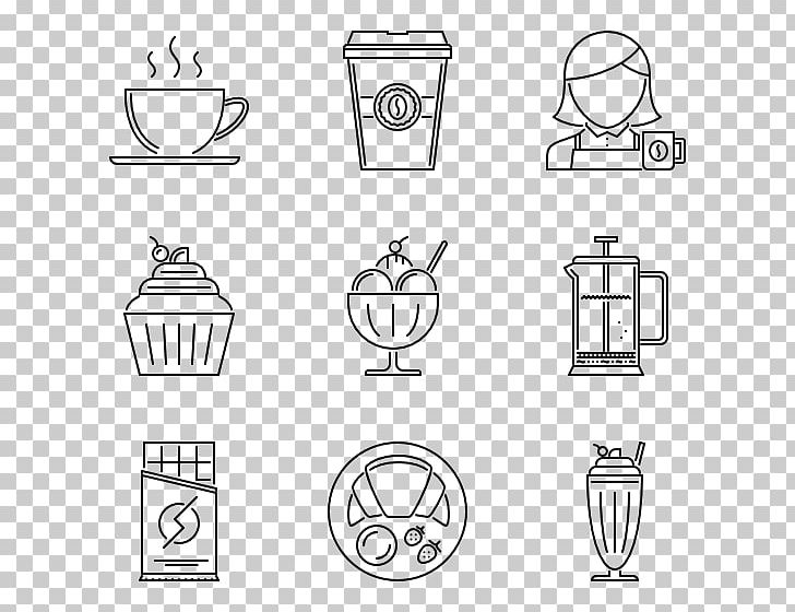 Computer Icons Encapsulated PostScript Cafe PNG, Clipart, Angle, Area, Artwork, Black And White, Brand Free PNG Download