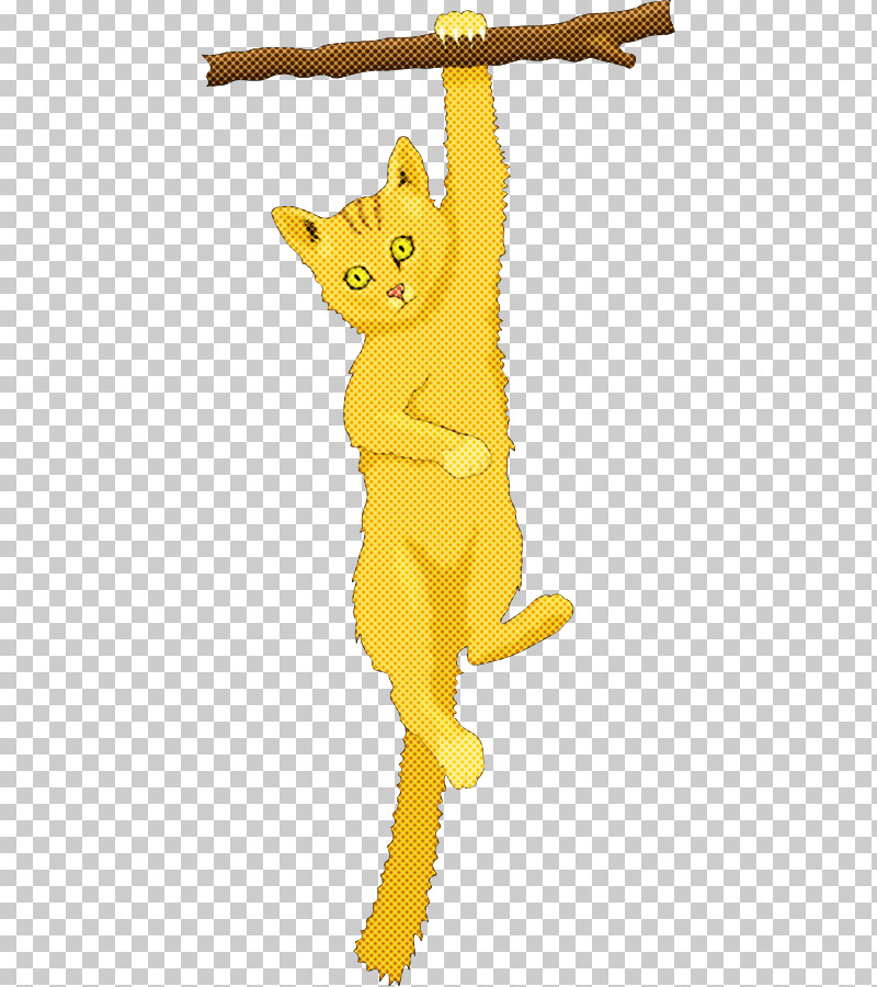Cat Dog Cartoon Yellow Animal Figurine PNG, Clipart, Animal Figurine, Cartoon, Cat, Character, Dog Free PNG Download