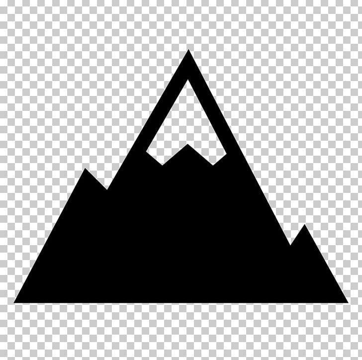 Computer Icons Mountain PNG, Clipart, Angle, Area, Black, Black And White, Black White Free PNG Download