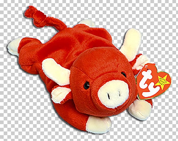 Plush Cattle Stuffed Animals & Cuddly Toys Beanie Babies Red Bull PNG, Clipart, Baby Toys, Beanie, Beanie Babies, Bull, Cattle Free PNG Download