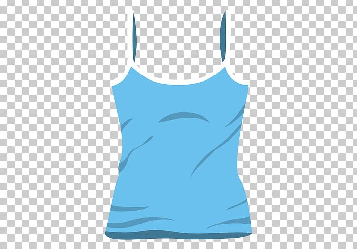 Sleeveless Shirt T-shirt Computer Icons Illustration Woman PNG, Clipart, Active Tank, Active Undergarment, Aqua, Azure, Blue Free PNG Download