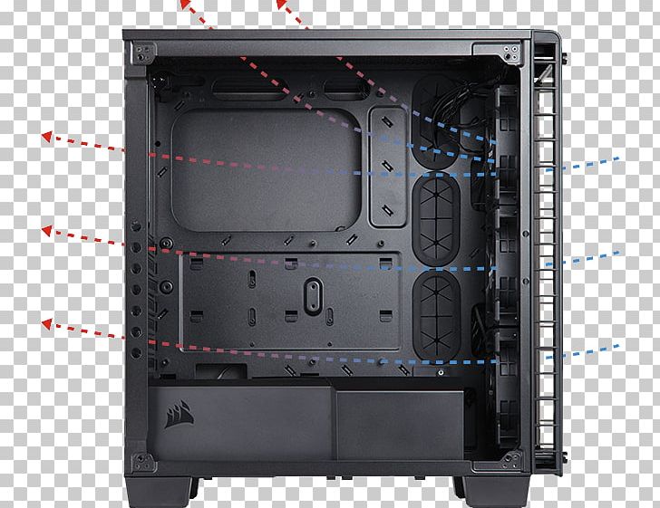 Computer Cases & Housings MicroATX Corsair Crystal Midi-Tower Computer Case Corsair Components PNG, Clipart, Atx, Computer Cases Housings, Computer Component, Cooler Master, Corsair Components Free PNG Download