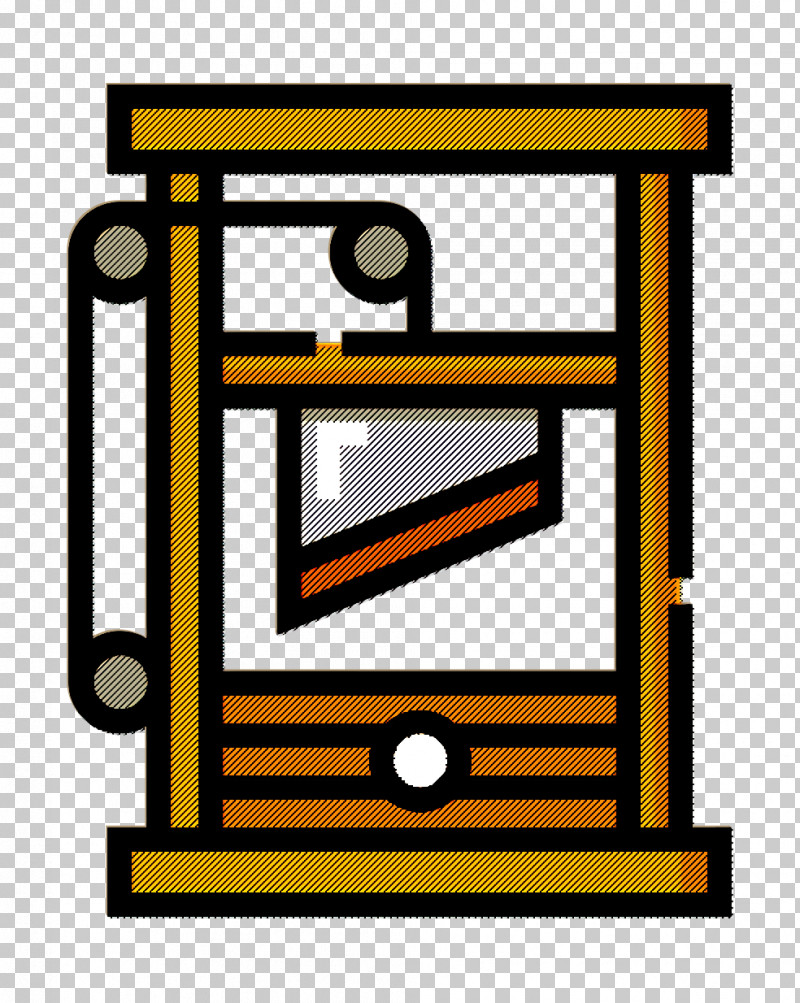 Medieval Icon Kill Icon Guillotine Icon PNG, Clipart, Guillotine Icon, Kill Icon, Line, Medieval Icon Free PNG Download