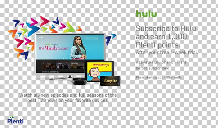 Hulu Plenti Online Advertising Video PNG, Clipart, Advertising, Brand, Communication, Customer Service, Display Advertising Free PNG Download