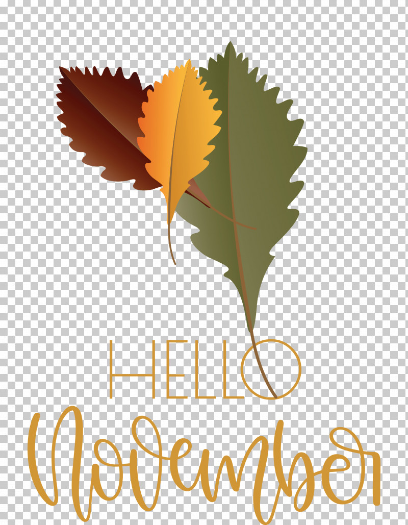 Hello November November PNG, Clipart, Drawing, Flower, Hello November, Leaf, Logo Free PNG Download