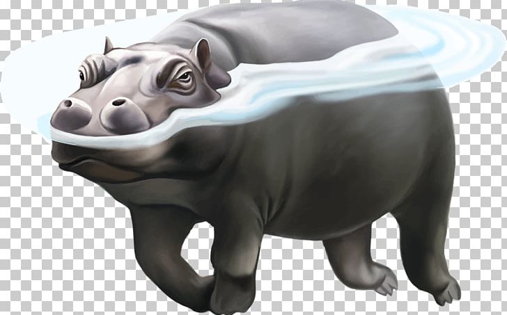 Hippopotamus Rhinoceros Polar Bear Illustration PNG, Clipart, Animal, Animals, Bear, Carnivoran, Cartoon Free PNG Download