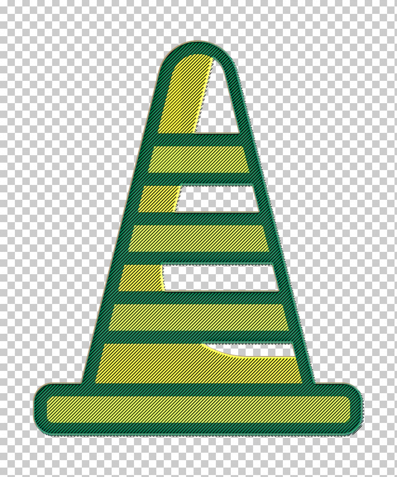 Labor Icon Cone Icon PNG, Clipart, Cone Icon, Green, Labor Icon, Triangle Free PNG Download