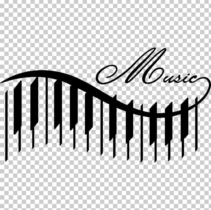 Wall Decal Music Key Piano PNG, Clipart, Art, Black And White, Brand, Decal, Key Free PNG Download