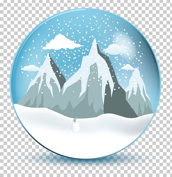 Snow Globe Ball Illustration PNG, Clipart, Ball, Blue, Blue Abstract, Blue Background, Computer Wallpaper Free PNG Download
