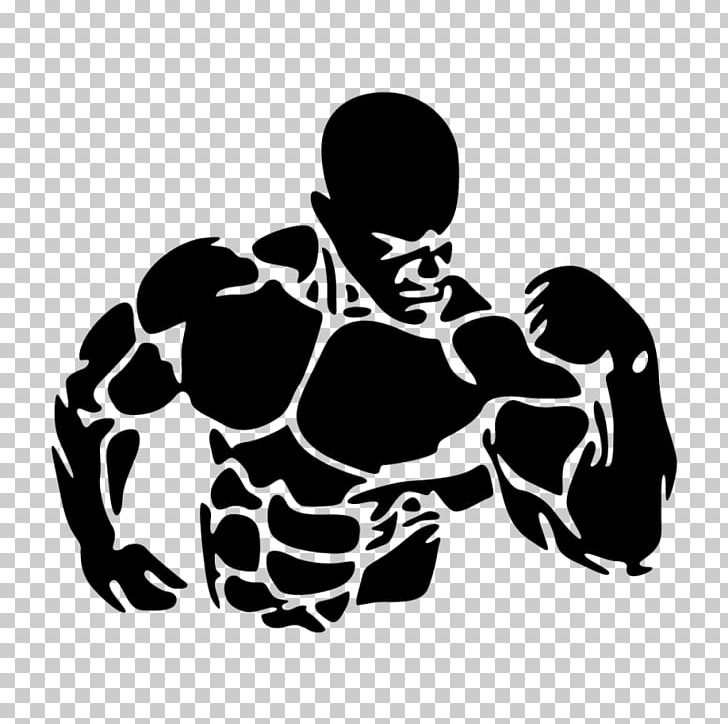 Wall Decal Sticker Bodybuilding Fitness Centre PNG, Clipart, Arm, Barbell, Black, Black And White, Crossfit Free PNG Download