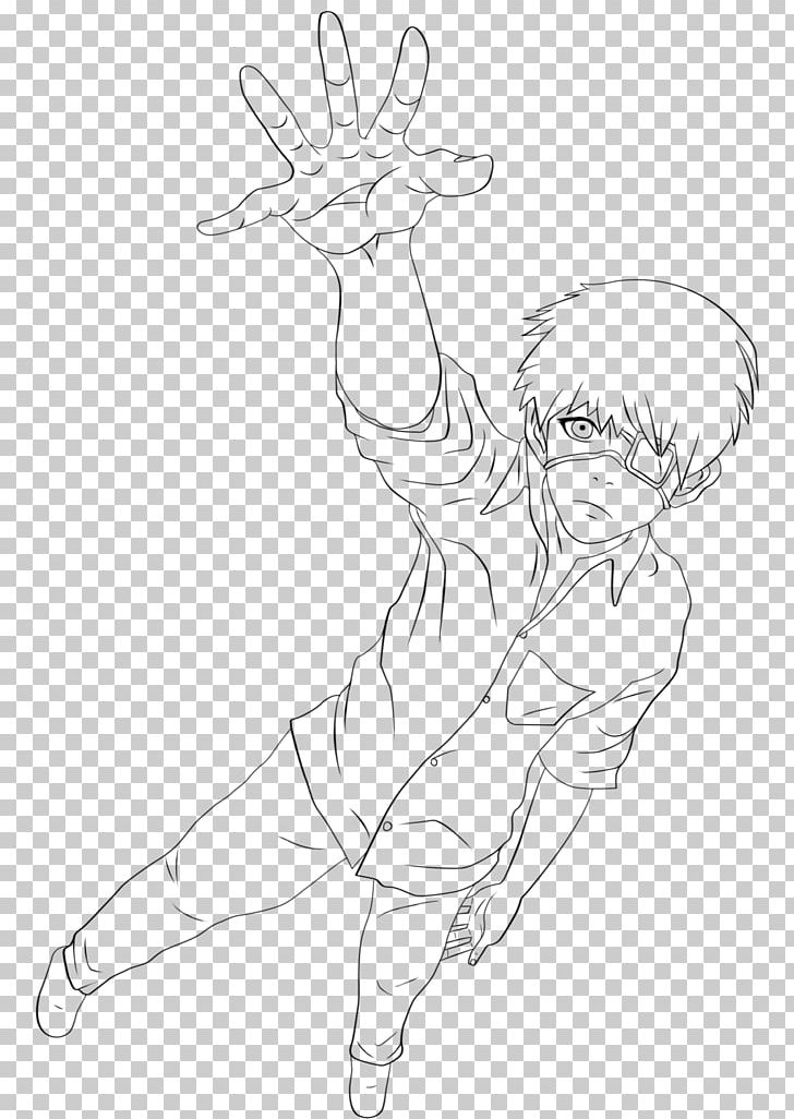 Line Art Tokyo Ghoul Drawing Coloring Book PNG, Clipart, Anime, Arm, Art, Artwork, Black And White Free PNG Download