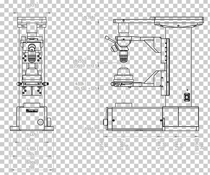 Technical Drawing Engineering Microscope PNG, Clipart, Angle, Art, Black And White, Com, Diagram Free PNG Download
