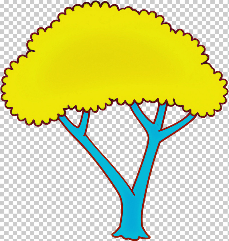 Yellow PNG, Clipart, Abstract Cartoon Tree, Autumn Tree, Fall Tree, Yellow Free PNG Download