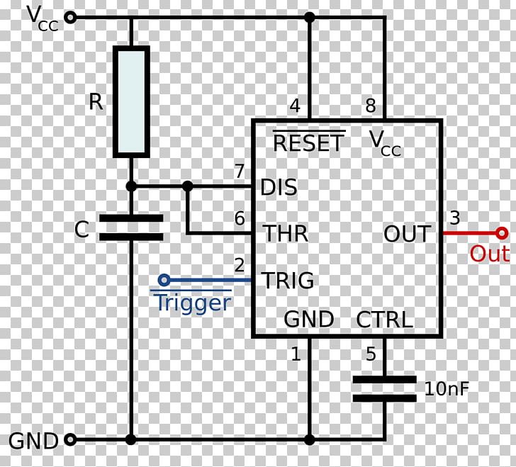 555 Timer IC Integrated Circuits & Chips Astabil Multivibrator PNG, Clipart, 555 Timer Ic, Angle, Area, Astabil Multivibrator, Auto Part Free PNG Download