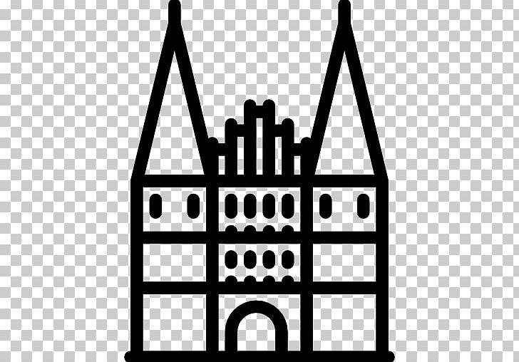 Holstentor Computer Icons PNG, Clipart, Area, Black And White, Brand, Building, Computer Icons Free PNG Download
