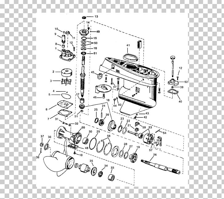 Evinrude Outboard Motors Johnson Outboards Mercury Marine Outboard Marine Corporation PNG, Clipart, Angle, Artwork, Auto Part, Black And White, Boat Free PNG Download