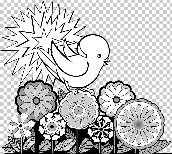 Floral Design Drawing /m/02csf Line Art PNG, Clipart, Area, Artwork, Black And White, Cartoon, Circle Free PNG Download