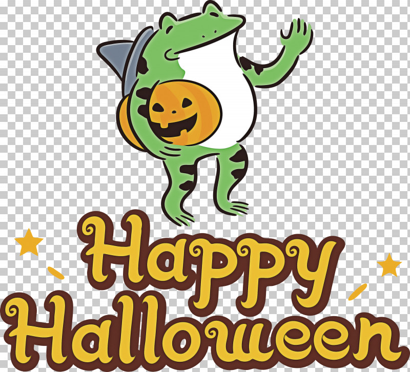 Happy Halloween PNG, Clipart, Cartoon, Happiness, Happy Halloween, Line, Logo Free PNG Download