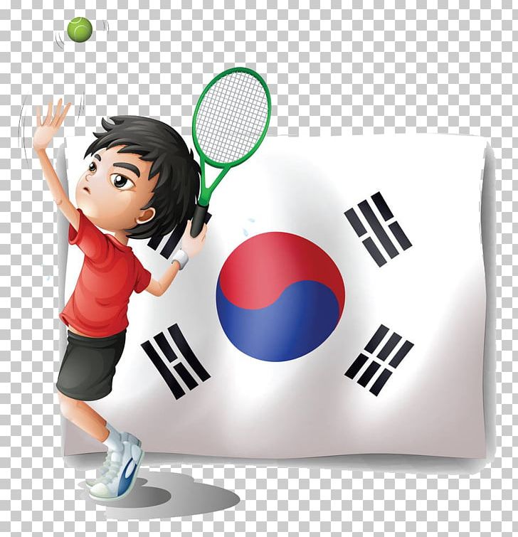 Flag Of South Korea Illustration PNG, Clipart, Banner, Before, Cartoon, Cartoon Hand Painted, Country Free PNG Download