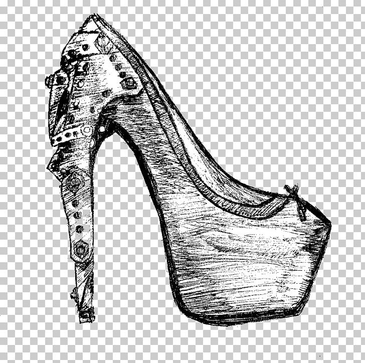 High-heeled Shoe Footwear Drawing Sneakers PNG, Clipart, Accessories, Air Jordan, Basic Pump, Black And White, Converse Free PNG Download