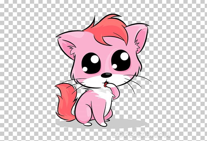 Kitten Whiskers Pink Cat PNG, Clipart, Animals, Art, Canidae, Carnivoran, Cartoon Free PNG Download